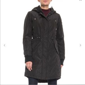 Lucky Brand cinched waist insulated coat